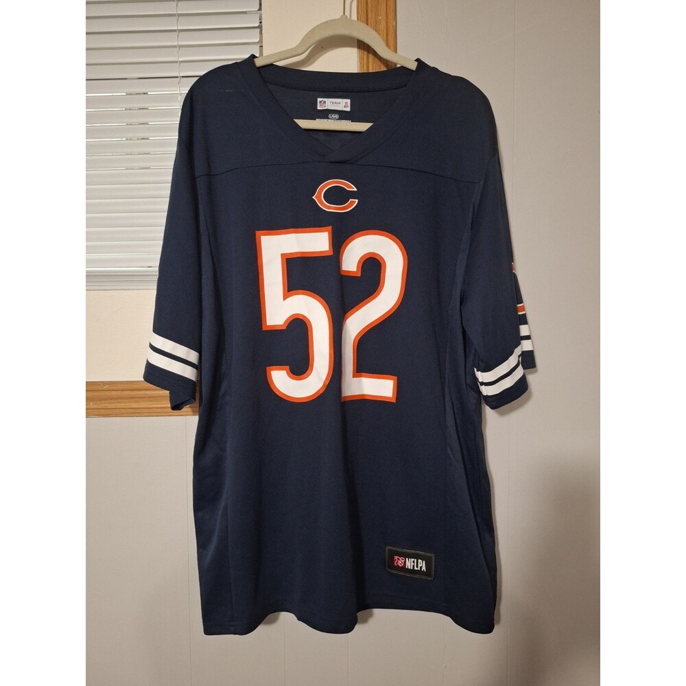 Khalil Mack Chicago Bears NFLPA Blue Size Men’s Large Adult Jersey